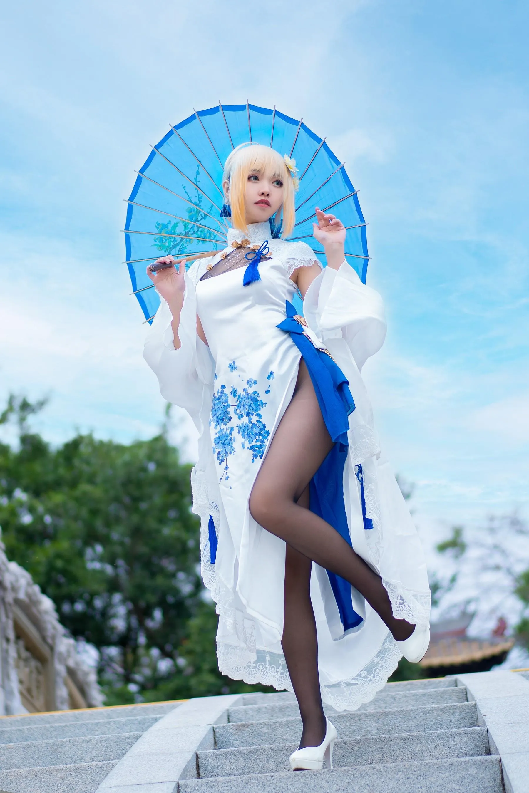 大大卷卷小卷 – NO.22 FGOsaber 四周年旗袍 [15P]插图2